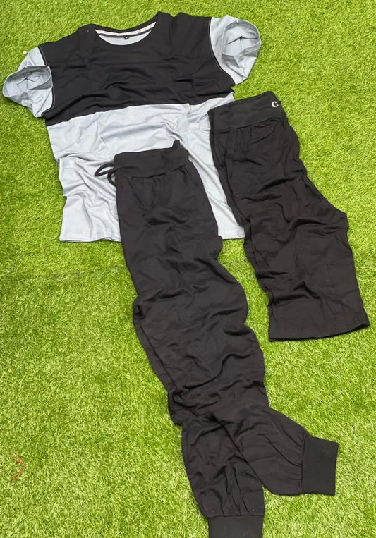 3 Pcs TRIO MEN JERSEY TRACK SUIT PLAIN